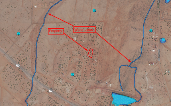 RV on your lot with pinion trees on a residential .66 acre Apache lot! APN: 204-11-046 - Image 19