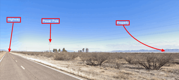 Hwy 191 close to this 0.74 acre in Cochise county!
